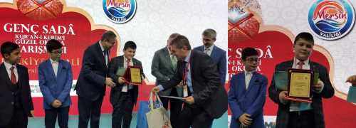 Çorum'un gururu genç hafız Türkiye birincisi oldu