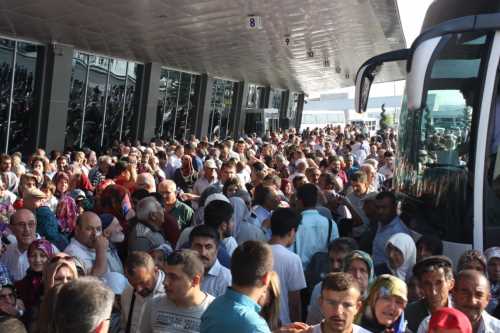 Çorum’un ilk Hacı Kafilesi Dualarla uğurlandı