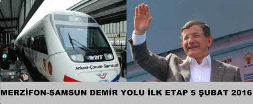 Çorum’un yaklaşık yüz yıllık özlemi demiryolu projesi