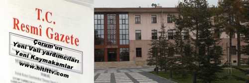 Çorum'un yeni Vali Yardımcıları ve Kaymakamları