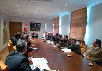 ÇORUM VALİSİ AHMET KARA SEÇİM KOORDİNASYON TOPLANTISI YAPTI