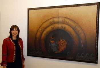 Çorumlu Çevik,Sanko Sanat Galerisi'nde Sergi açtı