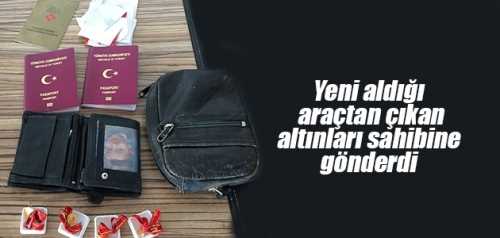 Çorumlu Konya’dan aldığı aracın içinde altın buldu