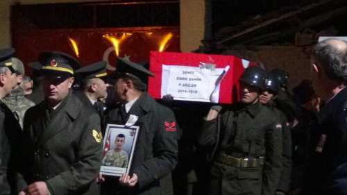 Çorumlu Şehit er Şahin, son yolculuğunu uğurlandı 