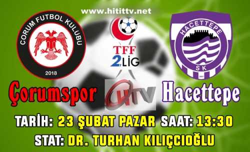 Çorumspor - FK Hacettepespor  