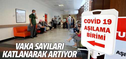 Covid 19'da Vakaları artıyor