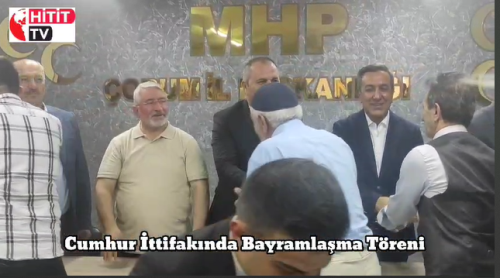 Cumhur İttifakında Bayramlaşma Töreni!