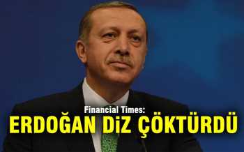 Cumhurbaşkanı  Erdoğan diz çöktürdü