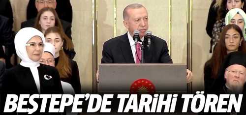 Cumhurbaşkanı Erdoğan 'Göreve Başlama Töreni'ne katıldı