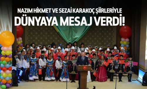 Cumhurbaşkanı Erdoğan'dan Nazım Hikmet ve Sezai Karakoç şiiri