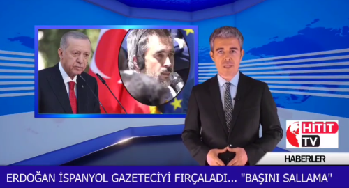  Cumhurbaşkanı Erdoğan Soru Soran İspanyol Gazeteciye Çıkıştı