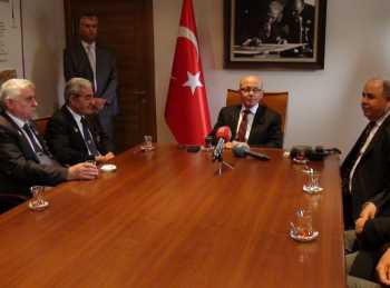 CUMHURBAŞKANI TALAT, ÇORUMLU KIBRIS GAZİLERİYLE BİR ARAYA GELDİ