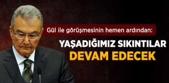 D.Baykal: İyimser Bir Tablo Çizemiyorum