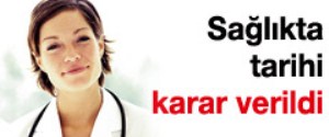 BU KARARLA SAĞLIK BAKANLIĞI TARİH YAZDI