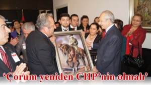 Çorum'dan Kılıçdaroğlu'na üç boyutlu Atatürk portresi