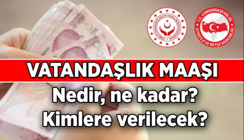 Dar Gelirliye “Vatandaşlık Maaşı” Projesi