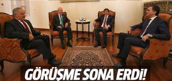 Davutoğlu - Kılıçdaroğlu zirvesi sona erdi!