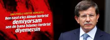 Davutoğlu ABD'de konuştu