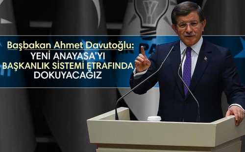 Davutoğlu:Ana konumuz özgürlükçü bir Anayasa'dır