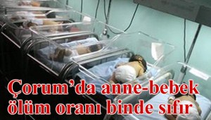 Çorum'da bebek ölümü oranı