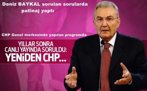 Deniz Baykal'dan genel başkanlık cevabı