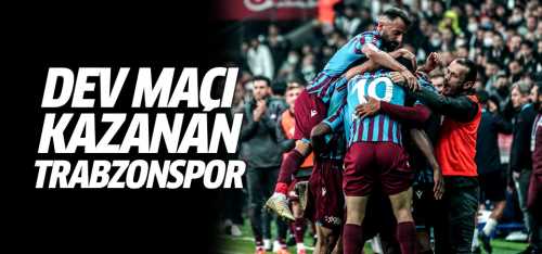 Derbinin kazananı Trabzonspor oldu