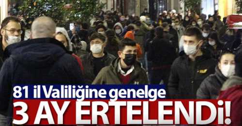  Dernek genel kurulları 3 ay ertelendi