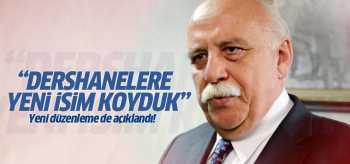 Dershanelerin adı Özel Öğretim Kursu oldu