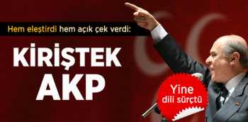 Devlet Bahçeli: BDP ve PKK, AKP'yi Topaç Gibi Çeviriyor