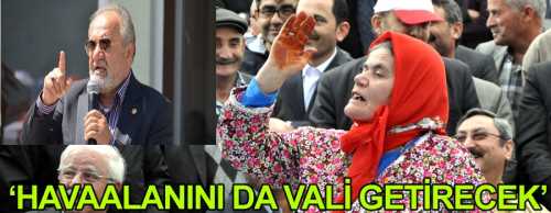 Devlet Su İşleri Genel Müdürlüğü tarafından yaptırılan 7 tesisin toplu temel atma ve açılış töreni için düzenlenen törende ilginç anlar yaşandı