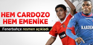 FENERBAHÇE Cardozo  Emenike Bitti
