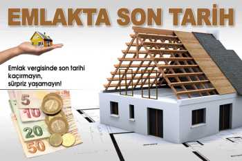 Dikkat Emlak vergisinde son tarih 31 Mayıs