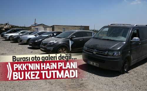 Diyarbakır'da bombalı saldırıda kullanılmak PKK'lı Terör örgütünin kullanacağı  22 araç yakalandı