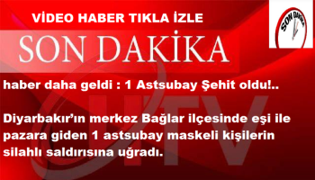 Diyarbakır'dan acı haber geldi Şehit oldu!