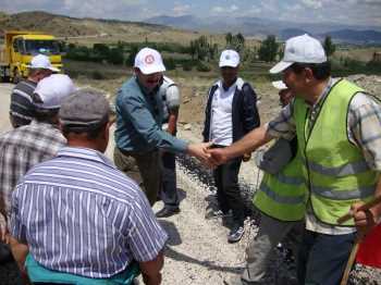 Dodurga-Osmancık  İlçe Bağlantı Grup Yolu Asfaltlanıyor