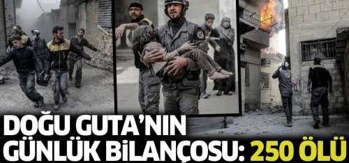 Doğu Guta'da İkİ Günde 250 kişi öldü