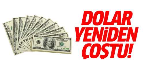 Dolar Bu gün yeniden çoştu!