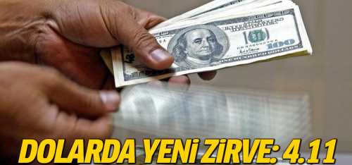 Dolarda Yeni Tarife  4.11