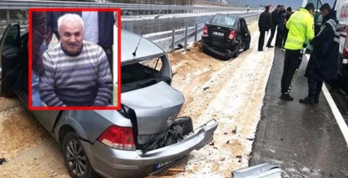 Dolu Yağışı ve Kazada 1 Ölü 1 Yaralı!