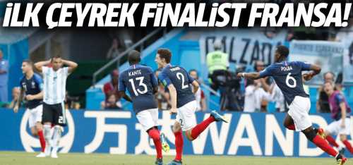 Dünya Kupasında ilk finalist Fransa oldu