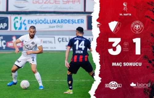 Düzcespor 3-1 Çorum FK maçının golleri