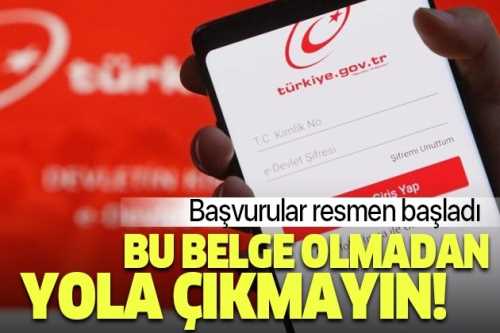 E-Devlet'ten seyahat izin belgesi nasıl alınır?
