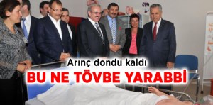 Arınç Murat Yıldırm'a baktı " Bu Ne Tövbe yarabbim" dedi