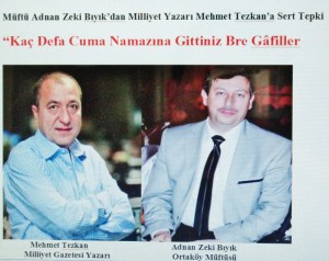 Müftü, Milliyet Yazarına Sert Çıktı: "Kaç Defa Cumaya Gittiniz