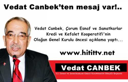 Efsane başkan Vedat Canbek’ten mesaj var!