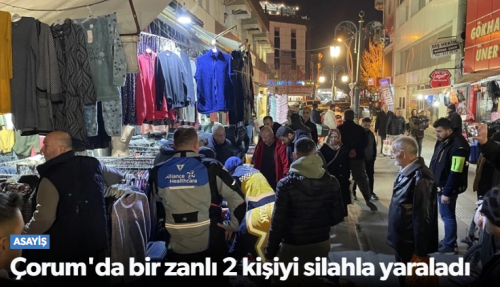 Eğridere Çarşısı’nda silahla yaralama!