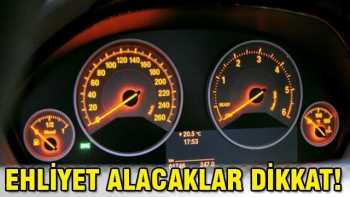 Ehliyet alacaklara önemli bir uyarı