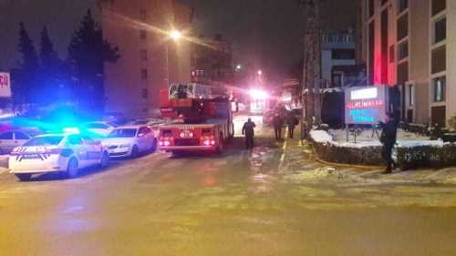 Elit Park Hastanesinde Çıkan yangın Korkuttu