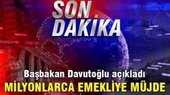 Emekliye 'zam' müjdesi