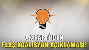 ERDEM'DEN KOALİSYON AÇIKLMASI
